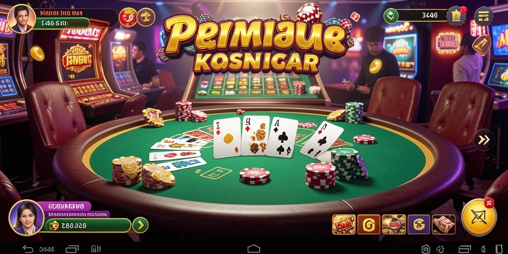 Screenshot permainan <strong>3446</strong> menunjukkan suasana kasino yang memukau.