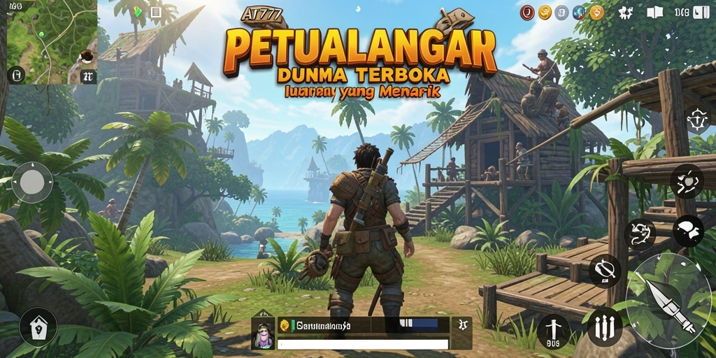 Tampilan menarik dari gameplay Open World di AT777.