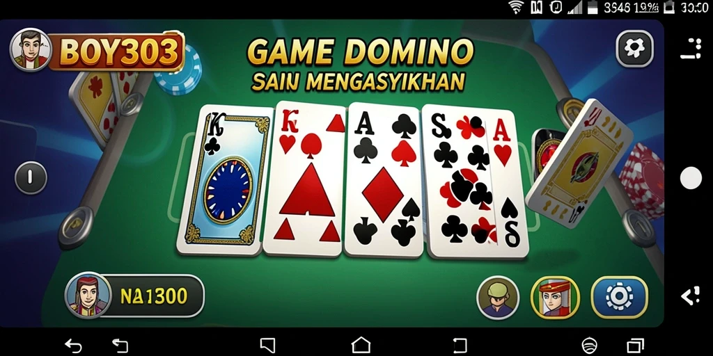 Tampilan gameplay BOY303 yang menarik dan interaktif dalam permainan Domino.