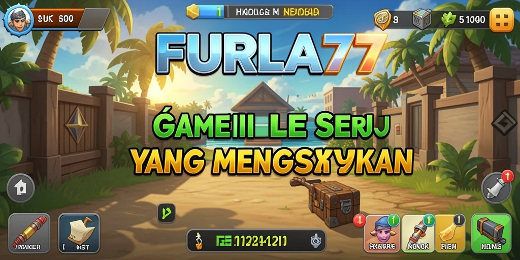Tampilan gameplay FURLA77 yang menunjukkan karakter dan aksi Idle.