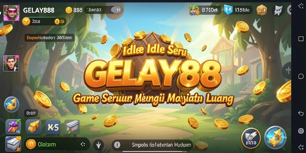 Tampilan gameplay <strong>GELAY88</strong> yang sederhana dan menarik.