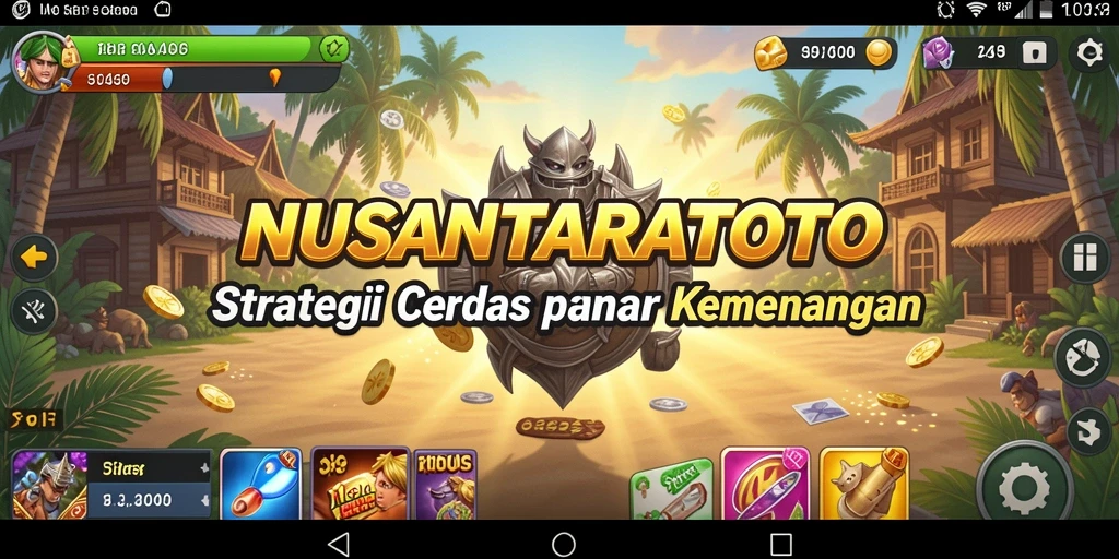 Tampilan gameplay menarik dari NUSANTARATOTO dengan elemen strategi.