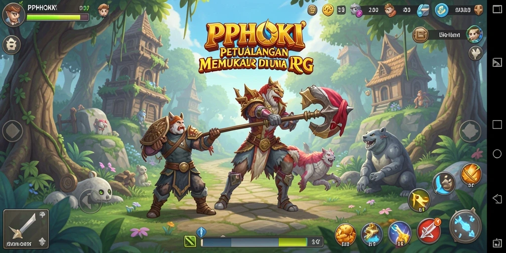 Tangkapan layar PPHOKI menunjukkan aksi pertarungan seru di dunia RPG yang memikat.